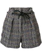 3.1 Phillip Lim Origami Tweed Shorts - Black