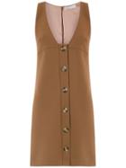 Nk Button Up Dress - Brown