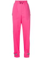 Off-white Elasticated-waist Jogging Pants - Pink