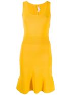 Michael Michael Kors Fitted Mini Dress - Yellow