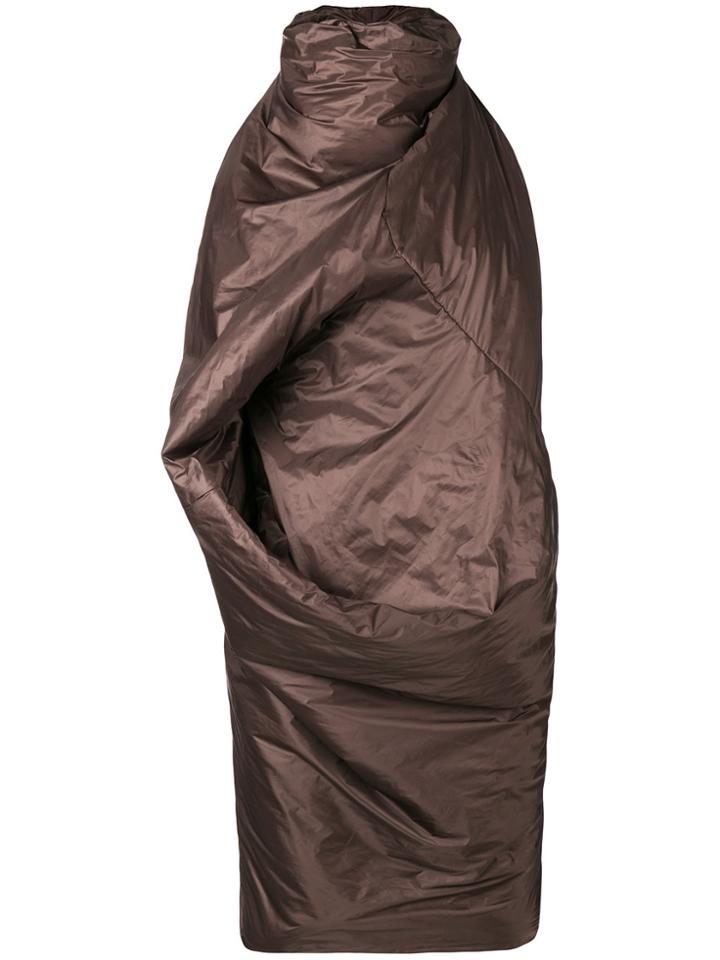 Rick Owens Sleeping Bag Dress - Brown