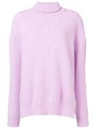 Nanushka Turtleneck Sweater - Pink & Purple