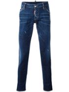 Dsquared2 Crotch Packo Whiskered Jeans, Men's, Size: 48, Blue, Cotton/spandex/elastane