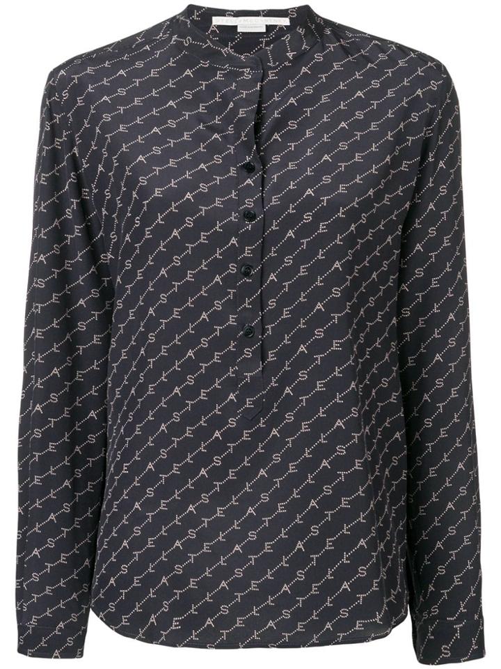 Stella Mccartney Logo Printed Shirt - Blue