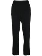 Self-portrait Classic Crepe Trousers - Black