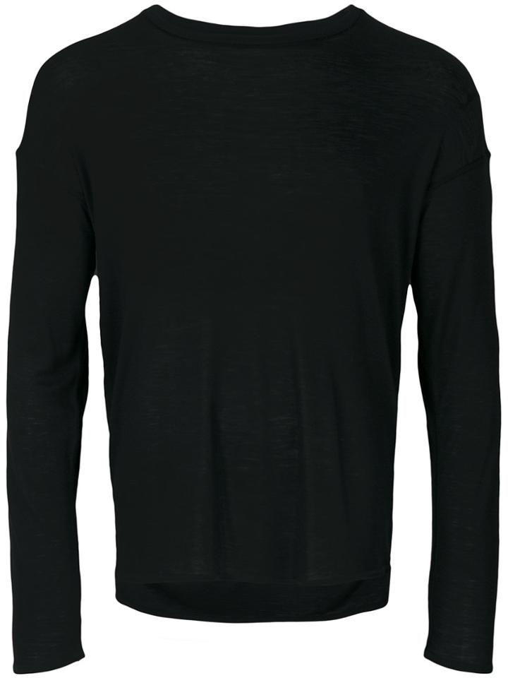 Mackintosh 0001 Fine Knit Jumper - Black