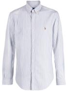 Polo Ralph Lauren Striped Button Down Shirt - Grey