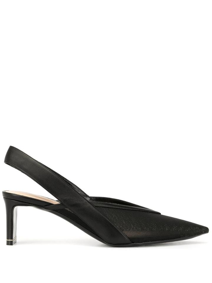 Nicholas Kirkwood Slingback Pointed Pumps - Black