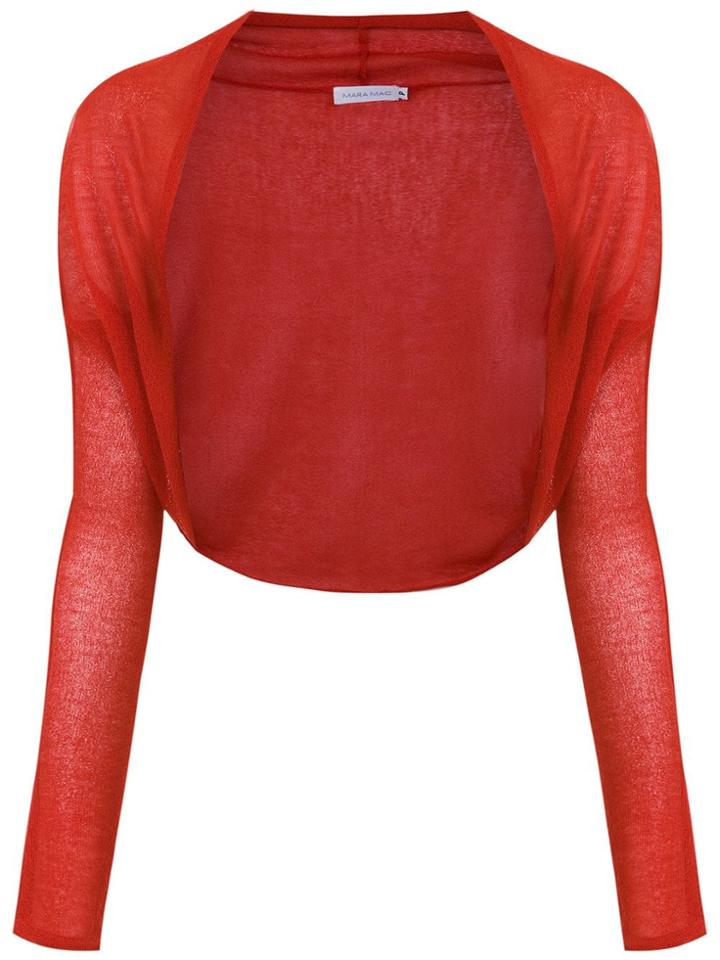 Mara Mac Knitted Bolero - Red
