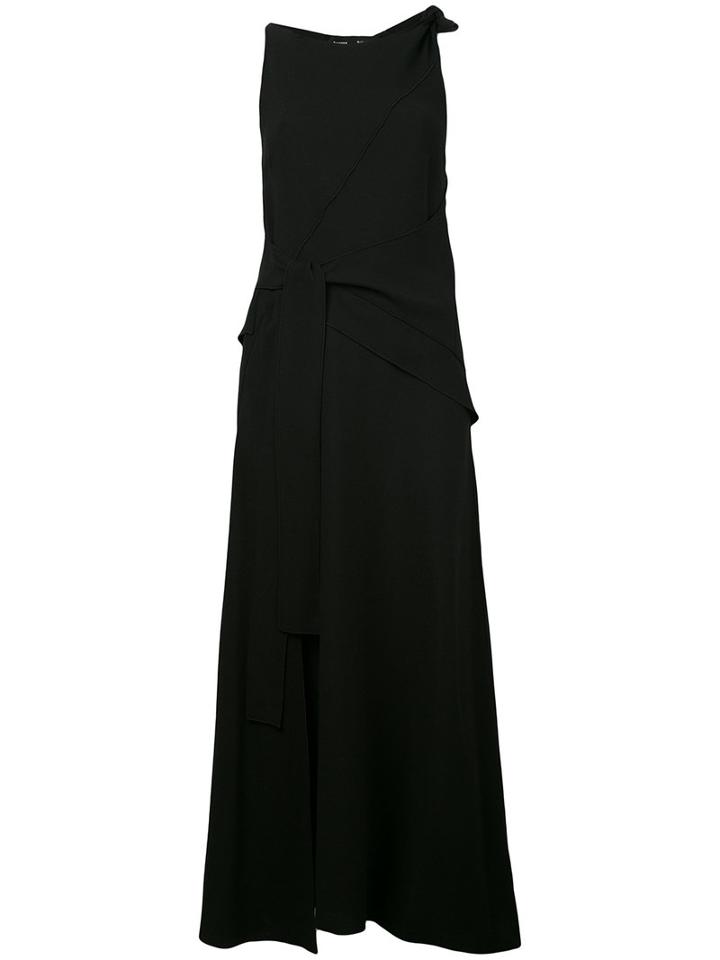 Proenza Schouler - Asymmetrical Dress - Women - Acetate/viscose - 4, Black, Acetate/viscose