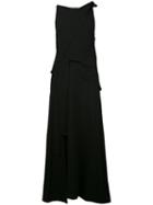 Proenza Schouler - Asymmetrical Dress - Women - Acetate/viscose - 4, Black, Acetate/viscose