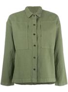 Ymc Patch Detail Shirt Jacket - Green