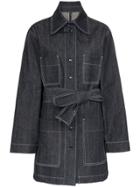 Michael Lo Sordo Belted Denim Shirt Dress - Unavailable