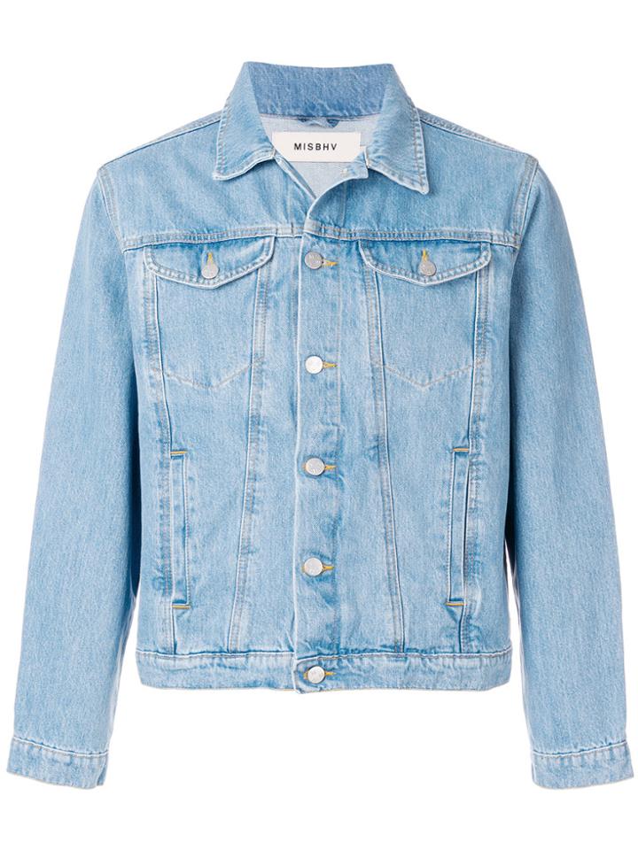 Misbhv Think Of Me Denim Jacket - Blue