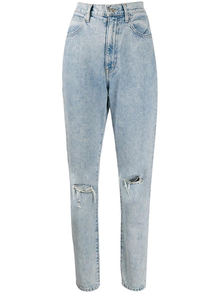 Slvrlake Beatnik Distressed Jeans - Blue