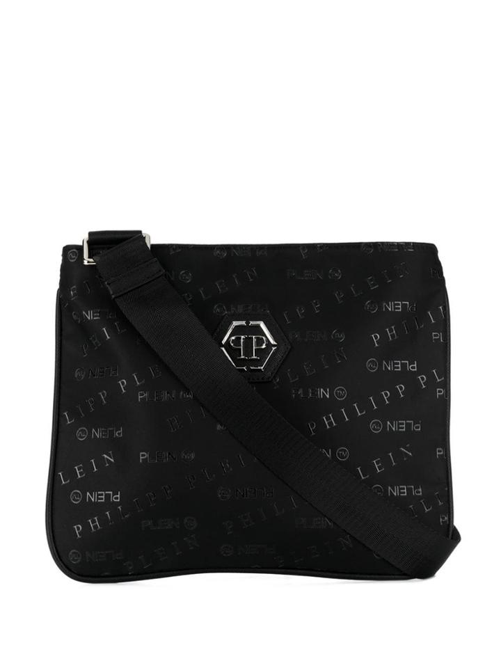 Philipp Plein Logo Print Crossbody Bag - Black
