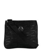 Philipp Plein Logo Print Crossbody Bag - Black
