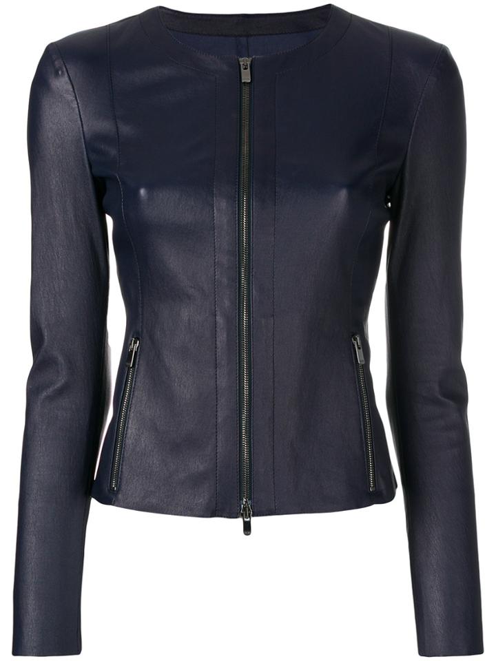 Drome Slim-fit Zip Up Jacket - Blue