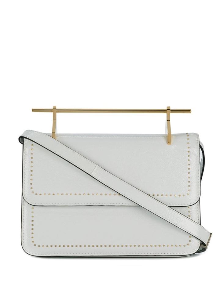 M2malletier Leather Shoulder Bag - White