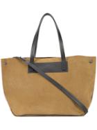 Rag & Bone Open Top Tote Bag, Women's, Brown, Suede/leather