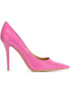 Salvatore Ferragamo Susi Pumps, Women's, Size: 8.5, Pink/purple, Patent Leather/leather