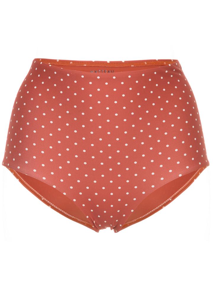 Matteau High Waisted Bikini Bottoms - Yellow & Orange