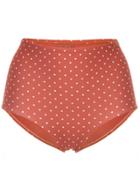 Matteau High Waisted Bikini Bottoms - Yellow & Orange