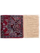 Y/project Fringed Carpet Scarf - Red