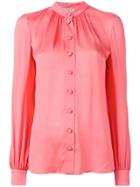 Lanvin Button Down Blouse - Pink & Purple