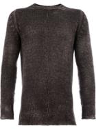 Avant Toi Crew Neck Sweater - Black