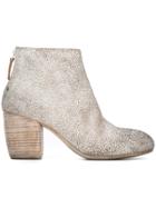 Marsèll Cracked Design Ankle Boots - White