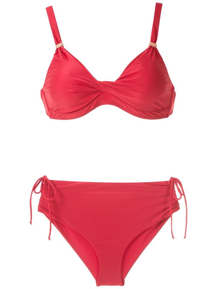 Lygia & Nanny Marcela Plain Bikini Set - Red