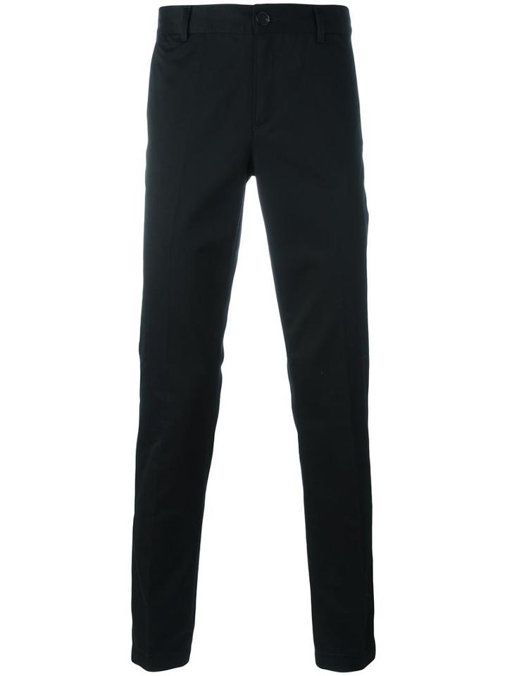 Givenchy Star And Stripe Trimmed Trousers, Men's, Size: 50, Black, Cotton