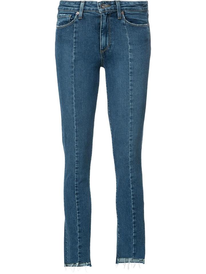 Paige Felice Jeans, Women's, Size: 29, Blue, Cotton/polyester/spandex/elastane