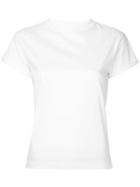Estnation - High Neck T-shirt - Women - Cotton - 38, White, Cotton
