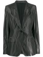 Burberry Pre-owned 2010's Lightweight Notched Blazer - Grey