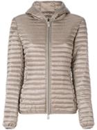 Save The Duck Padded Hooded Jacket - Nude & Neutrals