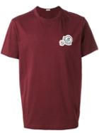 Moncler - Logo Patch T-shirt - Men - Cotton - M, Red, Cotton