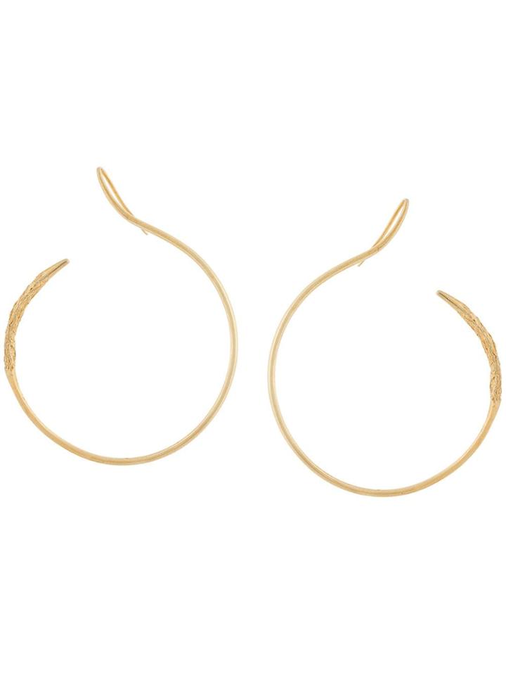 Misho Interrupted Earrings - Metallic