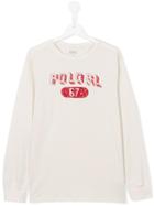 Ralph Lauren Kids Logo Print Sweatshirt, Boy's, Size: 14 Yrs, Nude/neutrals