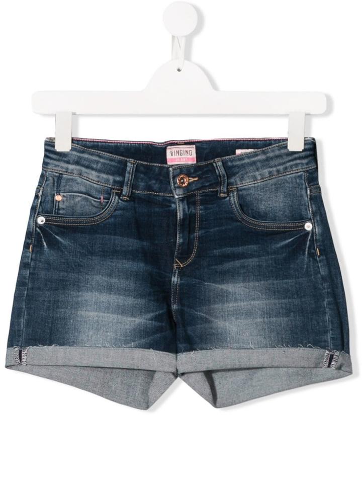 Vingino Teen Denim Shorts - Blue