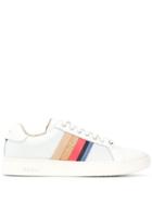 Ps Paul Smith Stripe Low-top Sneakers - White