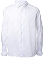 Wan Hung Cube Detail Shirt, Men's, Size: 48, White, Cotton