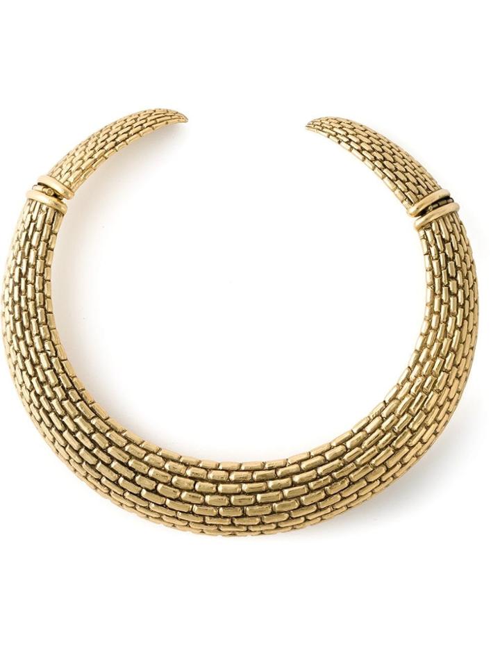 Sonia Rykiel Vintage Couture Choker - Metallic