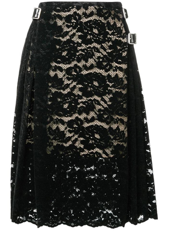 Christopher Kane Midi Kilt - Black