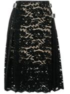 Christopher Kane Midi Kilt - Black