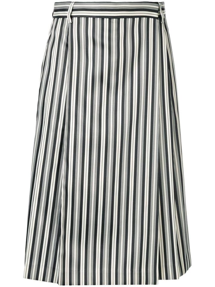 Mcq Alexander Mcqueen Striped Midi Dress - Multicolour