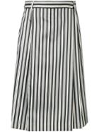 Mcq Alexander Mcqueen Striped Midi Dress - Multicolour