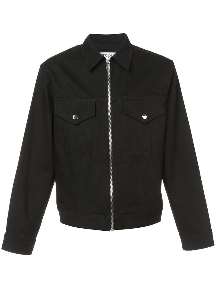 Enfants Riches Deprimes - Flap Chest Pockets Jacket - Men - Cotton - L, Black, Cotton