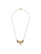 Cathy Waterman Fairy Pendant Necklace - Gold